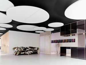 Ecophon Solo™ Circle XL - Glass wool acoustic ceiling clouds _ saint-gobain - Screens by Saint Gobain