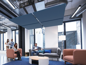 Ecophon Solo™ Textile - Fabric acoustic ceiling clouds _ saint-gobain - Screens by Saint Gobain