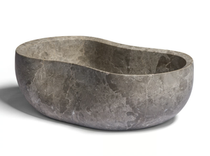 ANIMA - Countertop stone washbasin - Washbasin by Salvatori