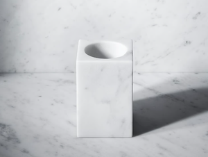 FONTANE BIANCHE - Countertop marble toothbrush holder - Sanitary accessories by Salvatori