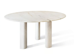 LOVE ME, LOVE ME NOT - Round marble dining table - Table by Salvatori