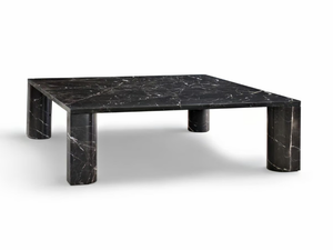LOVE ME, LOVE ME NOT - Square marble coffee table - Coffee table by Salvatori