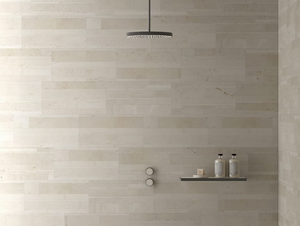 SPAGHETTI - 2 hole marble shower mixer with overhead shower - Shower by Salvatori