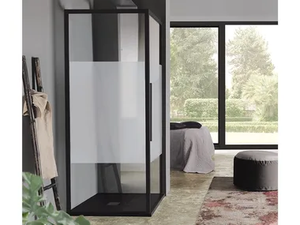 ACRUX - Contemporary style rectangular crystal shower cabin - Shower by Samo