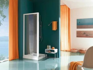 AMERICA - Corner shower cabin with tray - Shower by Samo