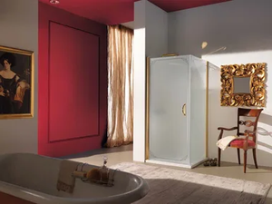 DOLCE VITA - Corner glass shower cabin - Shower by Samo