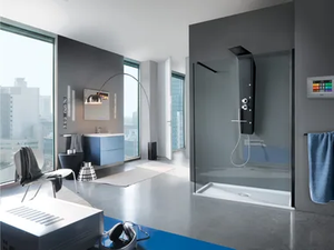 OPEN SHOT - Rectangular Walk in shower - Shower by Samo