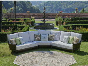 ARALIA - Corner sectional 5 seater garden sofa - Sofa by Samuele Mazza Outdoor