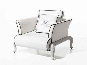 CANOPO - Fabric garden armchair with removable cover - Armchair by Samuele Mazza Outdoor