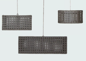 WEZEN - Handmade synthetic material outdoor pendant lamp - Ceiling lamp by Samuele Mazza Outdoor