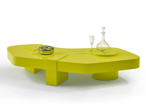 BOLD - Low wooden coffee table for living room - Coffee table by Sancal