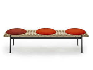 INTERCHANGE - Wooden bench seating - Bench by Sancal