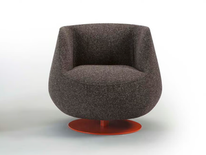 MAGNUM - Trestle-based fabric armchair - Armchair by Sancal