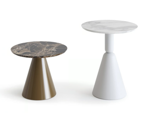 PION PETRA - Round marble coffee table - Coffee table by Sancal