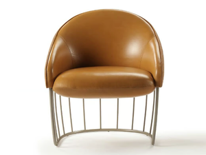 TONELLA - Leather armchair - Armchair by Sancal
