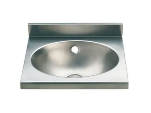 2014 - Oval single stainless steel washbasin - Washbasin by Saniline