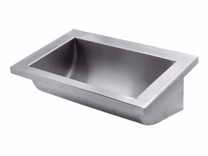 2020 - Rectangular single stainless steel washbasin - Washbasin by Saniline