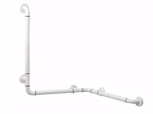 CSMAG-NY - Fixed L-shaped extruded aluminium grab bar - Sanitary accessories by Saniline