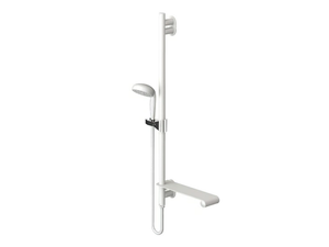 ELEGANCE - Wall-mounted thermostatic shower panel with overhead shower - Sanitary accessories by Saniline
