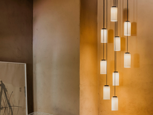 CIRIO CASCADA - LED aluminium pendant lamp - Ceiling lamp by Santa & Cole