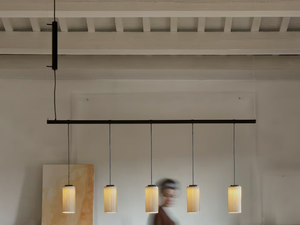 CIRIO LINEAL - LED aluminium pendant lamp - Ceiling lamp by Santa & Cole
