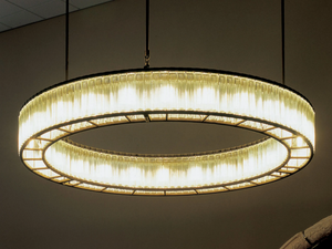 ESTADIO - LED glass chandelier - Ceiling lamp by Santa & Cole