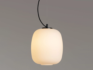 GLOBO CESTITA - LED opal glass pendant lamp - Ceiling lamp by Santa & Cole