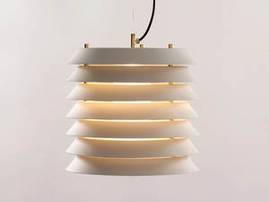 MAIJA - LED pendant lamp with metallic lampshade - Ceiling lamp by Santa & Cole