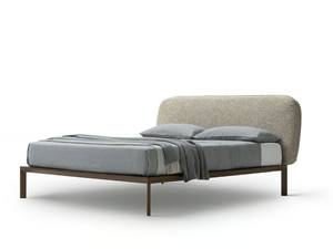ANDER - Double bed with upholstered headboard - Bed frame by Santalucia Mobili