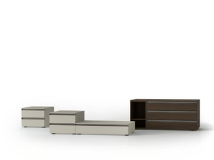 EGO RANGE - Sectional modular wooden chest of drawers - drawer by Santalucia Mobili