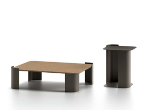 MONET - Square plate coffee table - Coffee table by Santalucia Mobili
