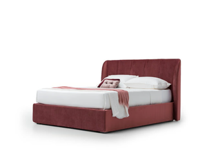 SCIROCCO - Storage bed with upholstered headboard - Bed frame by Santalucia Mobili