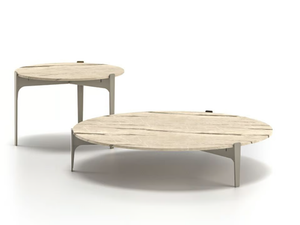 SPILLO - Round marble coffee table - Coffee table by Santalucia Mobili
