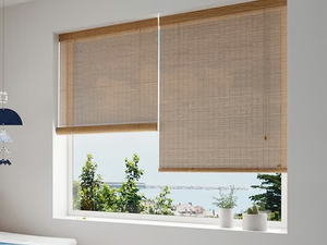 FANTASY - Sun protection wooden roller blind - Curtain by Saxun