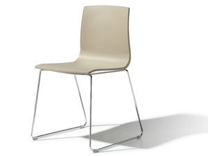 ALICE - Stackable sled base technopolymer chair - Chair by SCAB DESIGN