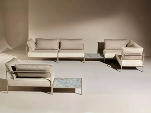 FLAP - Corner modular acrylic garden sofa - Sofa by SCAB DESIGN