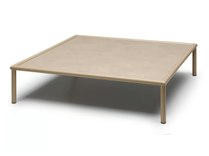 FLAP - Low square Side table with coated steel frame and HPL top - Side table by SCAB DESIGN