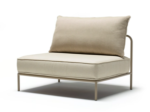 FLAP - Modular steel and fabric garden armchair - Armchair by SCAB DESIGN