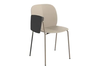 MENTHA - Recycled plastic training chair with writing tablet - Chair by SCAB DESIGN