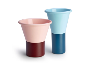 MIMOSA - Round aluminium garden vase - Styling by SCAB DESIGN