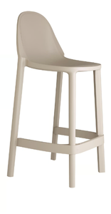 PIÙ - High technopolymer garden stool - Stool by SCAB DESIGN