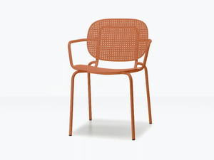 SI-SI DOTS - Steel chair with armrests - Chair by SCAB DESIGN