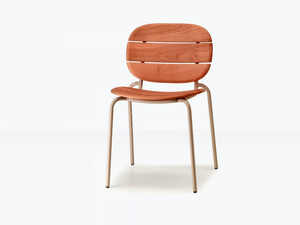 SI-SI WOOD - Steel and wood garden chair - Chair by SCAB DESIGN