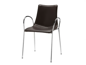 ZEBRA POP - Stackable chair with armrests - Chair by SCAB DESIGN