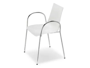 ZEBRA TECNOPOLIMERO - Technopolymer chair with armrests - Chair by SCAB DESIGN
