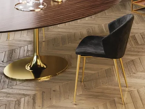 TULIP - Upholstered velvet chair - Chair by Scandal