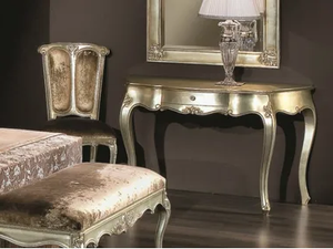 35TH ANNIVERSARY 2085 - Silver leaf console table with drawers - Console by SCAPPINI & C