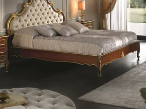 35TH ANNIVERSARY 2096 - Contemporary style wooden double bed - Bed frame by SCAPPINI & C