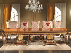 35TH ANNIVERSARY 2158-RE - Extending rectangular briar dining table - Table by SCAPPINI & C