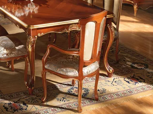 35TH ANNIVERSARY SE 169/A - Upholstered open back wooden chair with armrests - Chair by SCAPPINI & C